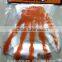 Different color halloween plastic finger shape irregular treat bags
