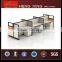 Hi-tech newly design glass board office partition