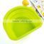 Hot fashion Durable Silicone Foldable Storage basket for vegetable/sea food for travel fishing washing Picnic