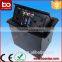 Aluminum Alloy Tabletop Hydraulic Pressure Pop Up Power Socket Box for Office Equipment