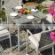 2016 teak wrought iron garden furniture wrought iron outdoor UNT-R-948