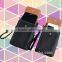 Wholesale small leather wallet purse with mobile phone holder and wrist strap design