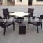 Aluminum rattan wicker outdoor arm chair for cafe ZT-1082C