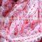 Newest white red bridal lace beaded trim
