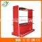 Painted Red or Black Glass Display Rack for Fashion Shop