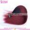 Wholesale cheap ombre color #1b/99j brazilian tape hair extensions silky straight tape hair