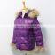 wholesale down coat for women with racoon fur trim DC05
