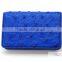Handmade Ostrich Leather Card Wallet Square Business Card Holder