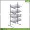 SSW-CM-601 Custom Metal Basket Shelf / Metal Basket Shelving / Metal Wire Mesh Shelf China Manufacturer