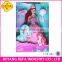 2015 New design pincess doll with mermaid dress and hairbrush