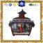 Christmas metal and glass lanterns