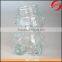Glass bear shaped honey jar with cap for sale