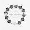 Shield gothic chunky fashion jewelry cross chain bracelet