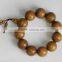 natural golden sandalwood beads mala bracelet /loose beads/wood beads
