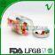 PET candy empty round clear 8 oz plastic jars