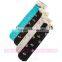 Korea girls 100% cotton jacquard lace top baby cheap over the knee high socks