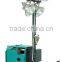 portable telescopic mobile light tower