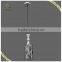 Russian Style Kitchen Room Decorative Pendant Lamp White Glass Shade, Light Source Pendant Lamp