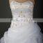 RSW897 Sexy Short Front Long Back Embroidery Designs Wedding Dresses For Fat Woman And Low Girl