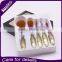 Newest Popular 5Pcs Custom Professional Oval Makeup Brush Set