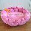 Wholesale autumn and winter pet house pumpkin shape small cat dog bed