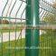 Cheap PVC coated welded wire mesh panel and peach shaped post manufacture