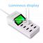 USB Hub Adapter Power Supply and plug outlet socket with led display