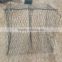 Hexagonal wire netting gabion stone cage for retaining wall