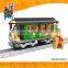 New products plastic funny blocks model track train building blocks toys for kids