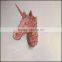 Pure White Resin Unicorn Animal Head Wall Decor