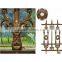 Garden Decoration Color Painted Garden Metal Aluminum Slat Fence Panels