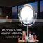 Professional led double sided makeup mirror with led light
