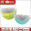 2017new wholesale colorful food grade PP salad plastic bowl with different sizes