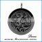  Hot Selling Fashion Stainless Steel Aromatherapy Diffuser Pendant Perfume Locket Necklace with Cotton Pad