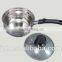 One handle stainless steel pot milk pot