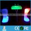 RGB lighting Led table and led chair hot sale