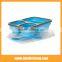 Silicone Lunch Box, Folding Lunch Box, Silicone Microwave Food Container
