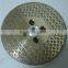 Electroplated diamond saw blade for marble