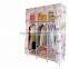 mould proof mobile foldable european style wardrobes