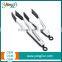 Multi-Purpose 9'' and 12'' Heat- Resistant Stainless Steel With Stand Kitchen Food Silicone Tongs