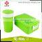 Kids Plastic Lunch Box With Water Bottle