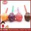 Assorted Fruity Sweet Hard Pops Candy Big Whistle Lollipop Candy