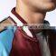 MGOO New Arrival Satin Raglan Long Sleeves Jackets Baseball Red Mens Bomber Jackets With Custom Embroidery