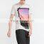 100 percent cotton men t shirt manufacturing printed with colorful patterns