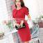 New season fashion clothing factory short sleeve fancy new model casual dress for ladies