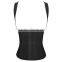 2015 Walson colorful high quality Sport latex girdle waist trainer cincher high quality vest thick shoulder girdle for women