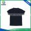 Simple Design 3 Buttoms Black Color Kids Cotton T-shirts With Left Pocket