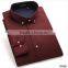  new style metal button shirt latest design for men 2016 organic cotton leisure shirt