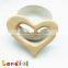 Hot Non-Toxic Wood Organic Heart Teething Ring Wooden Baby Toys