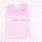 2015Hot Sale Baby Girls Solid Cotton Petti Top Ruffle Bib Vest Tank Top For Baby Clothes Cute Kids T shirts Child Clothing